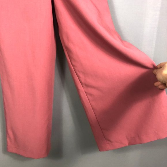 Gianni Bini Womens Deco Rose Peplum Jumpsuit Size Small - Picture 6 of 11